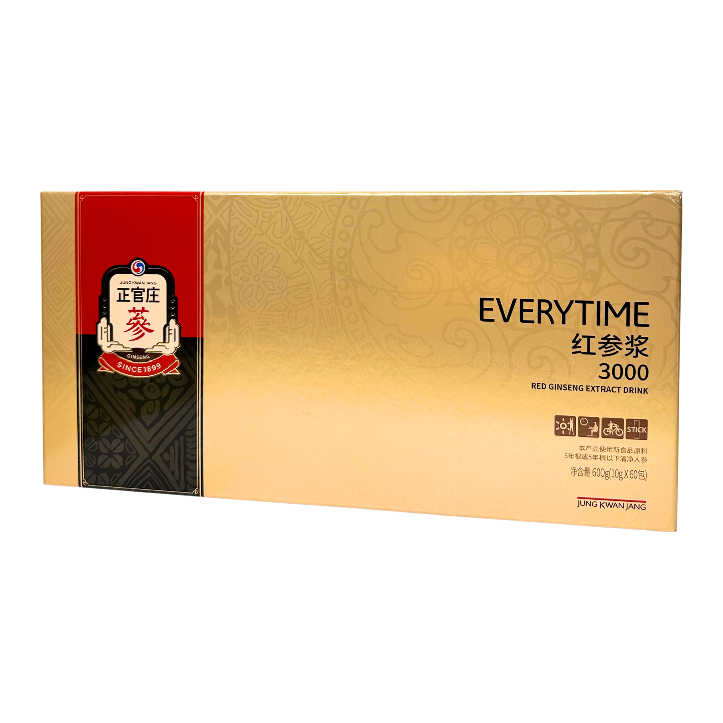正官庄红参浆3000滋养补品600g(10gx60包)高端礼品